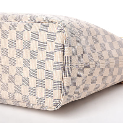 Louis Vuitton Damier Azur Neverfull MM Rose Ballerine 6 of 23