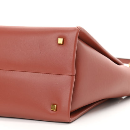 Valentino Garavani Nappa Medium One Stud Handbag Gingerbread 9 of 9