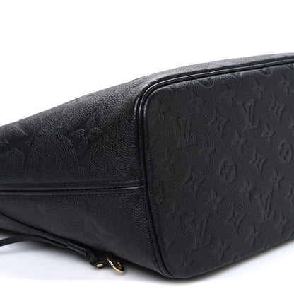 Louis Vuitton Empreinte Monogram Giant Neverfull MM Black 8 of 9
