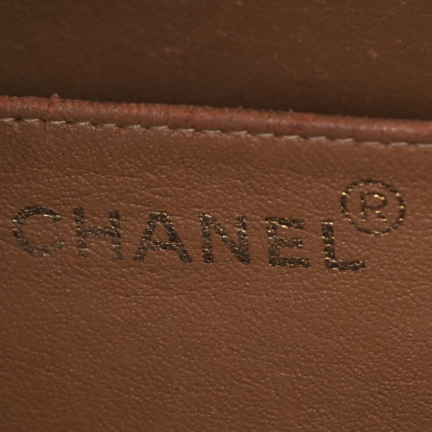 Caviar Stitched Medium Flap Beige