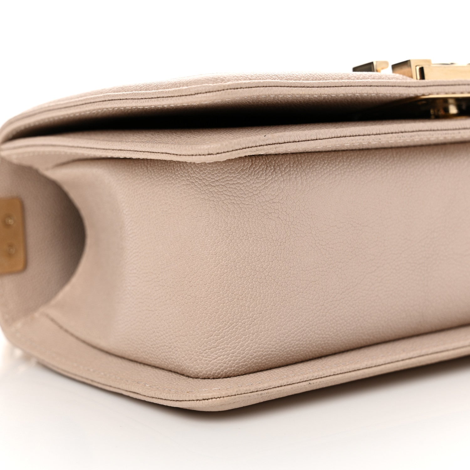 Chanel Caviar Quilted Small Boy Flap Light Beige 9 of 10