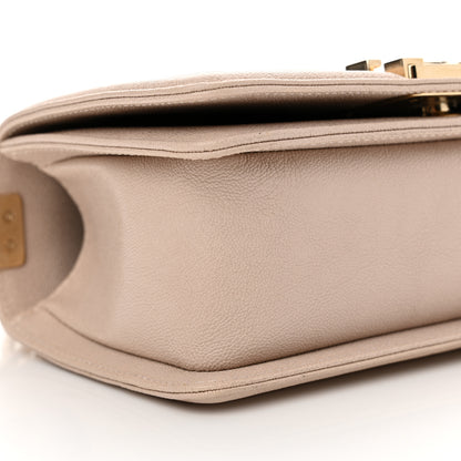 Chanel Caviar Quilted Small Boy Flap Light Beige 9 of 10