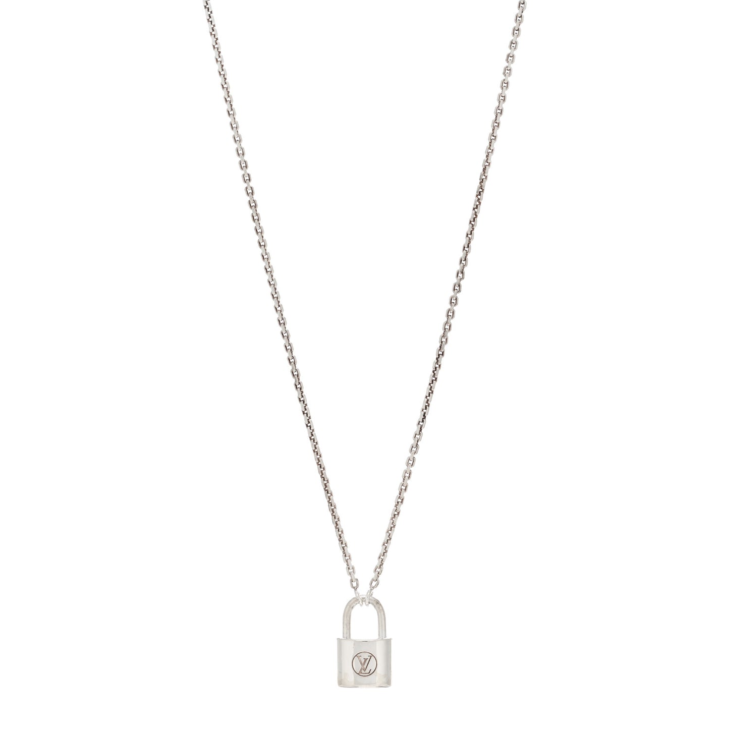 Sterling Silver Lockit Necklace