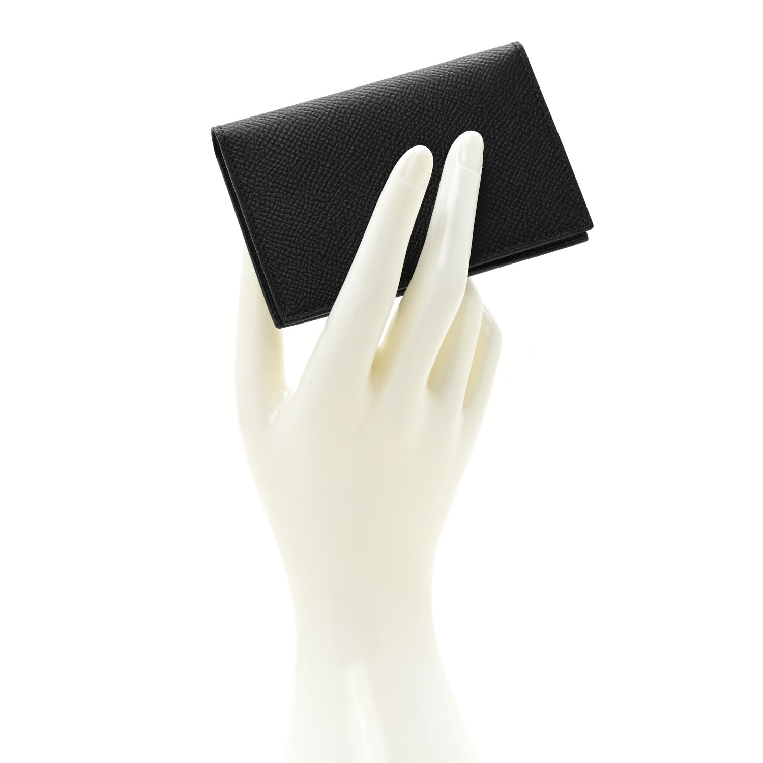 Hermes Epsom MC2 Euclide Card Holder Case Black 3 of 9