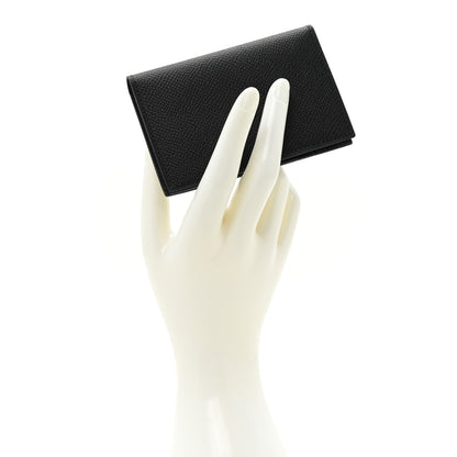 Hermes Epsom MC2 Euclide Card Holder Case Black 3 of 9
