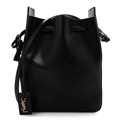 Saint Laurent Calfskin Small Bucket Bag Black 1 of 10