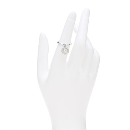 Hermes 18K White Gold Diamond Gambade Ring 50 5.25 2 of 6
