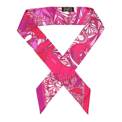 Hermes Silk Botanical Twilly 1 of 4