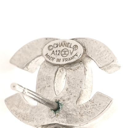Chanel Pearl CC Drop Earrings Silver 4 of 6