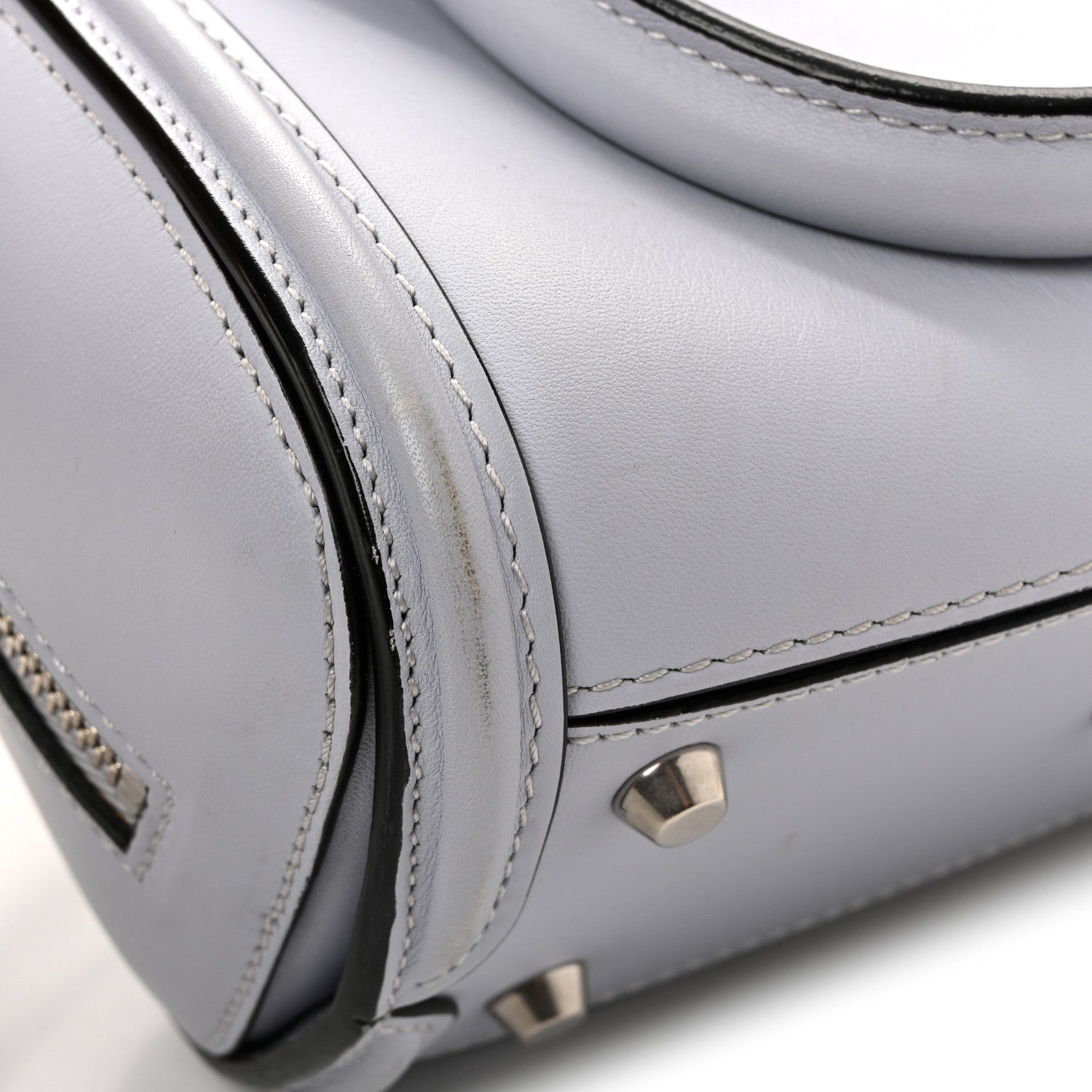 alexander mcqueen mini backpack silver Alexander McQueen Calfskin Mini Heroine Light blue