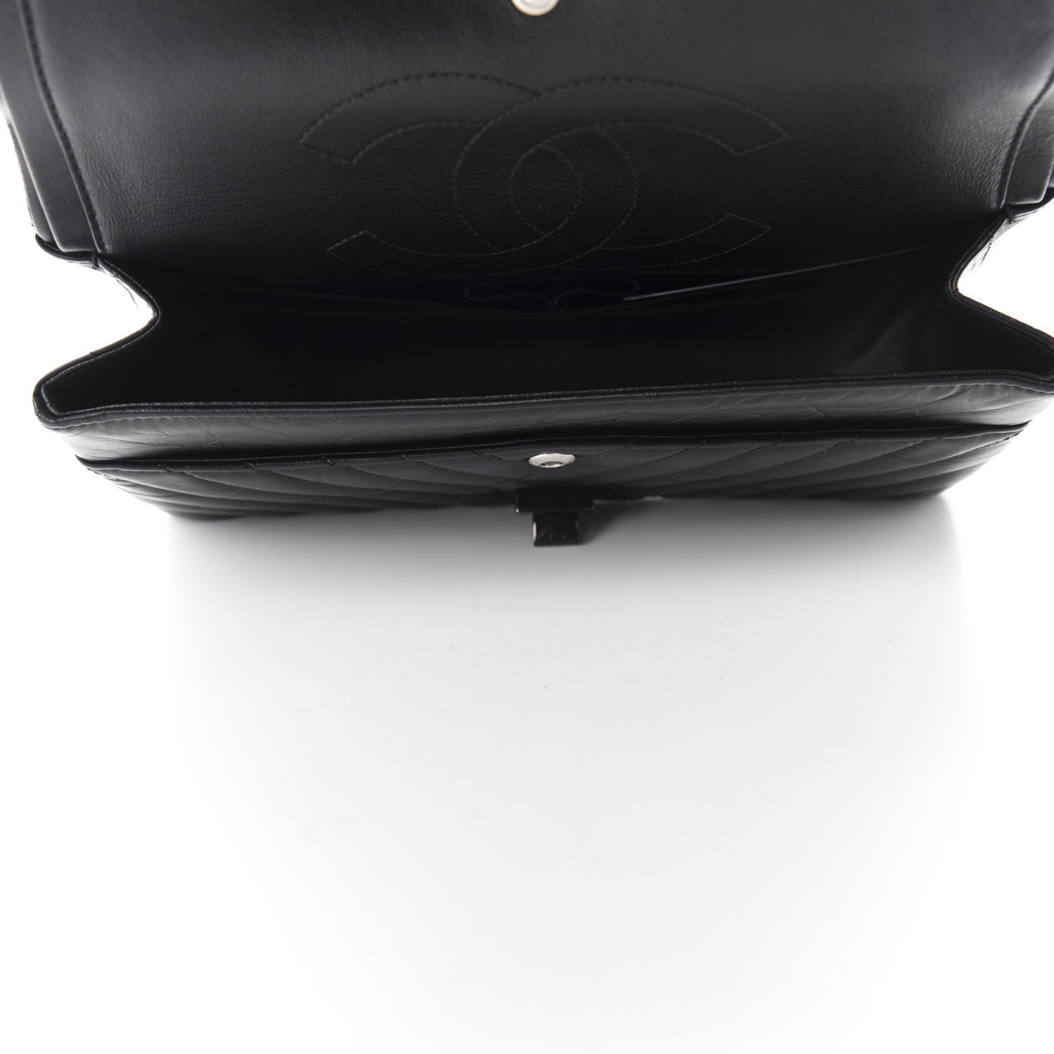 Chanel Aged Calfskin Chevron Quilted 2.55 Reissue 225 Flap So Black 5 of 11