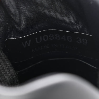 Chanel Calfskin Lambskin CC Sneakers 39 Black 8 of 9