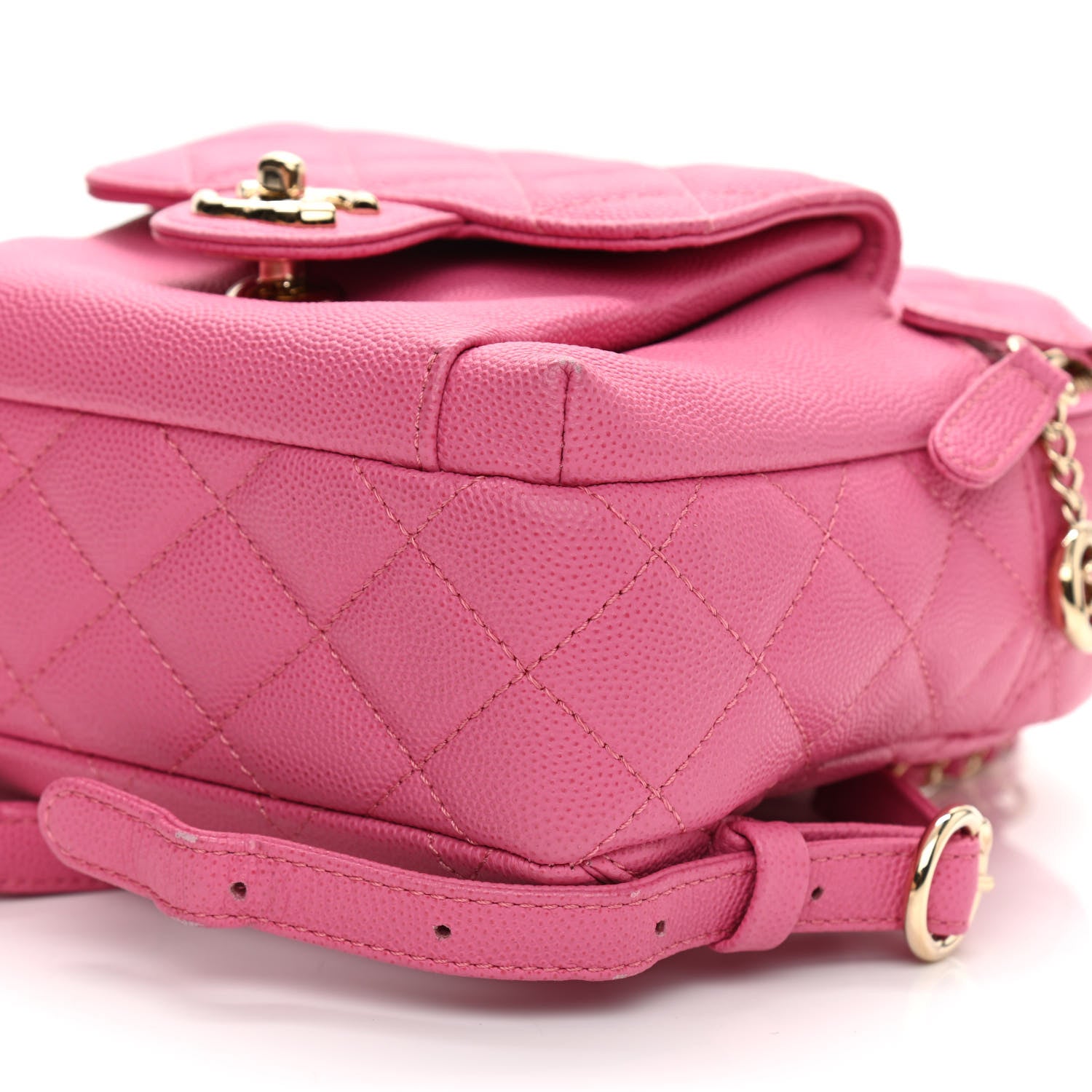Chanel Caviar Quilted Small CC Day Backpack Pink 11 of 11