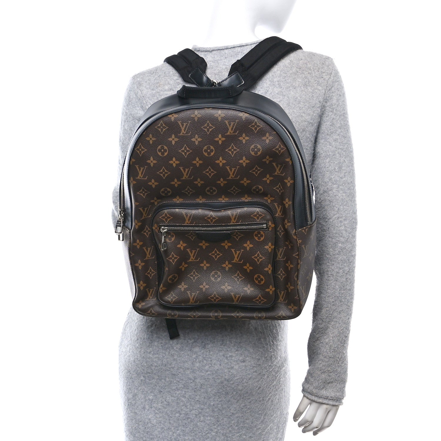 Louis Vuitton Monogram Macassar Josh Backpack 2 of 9