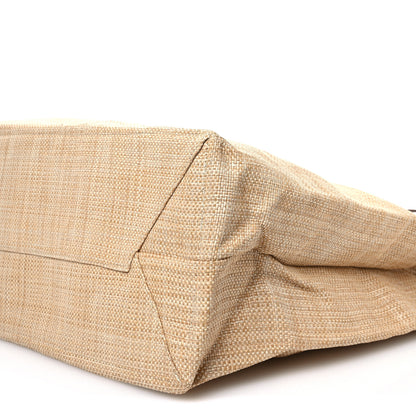 Prada Raffia Logo Tote Naturale 10 of 10