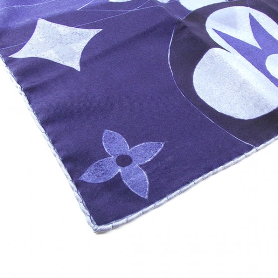 Louis Vuitton Silk Carre Watercolor Symbols Scarf 5 of 8