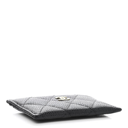 Chanel Caviar Quilted Card Holder Black 8 of 19