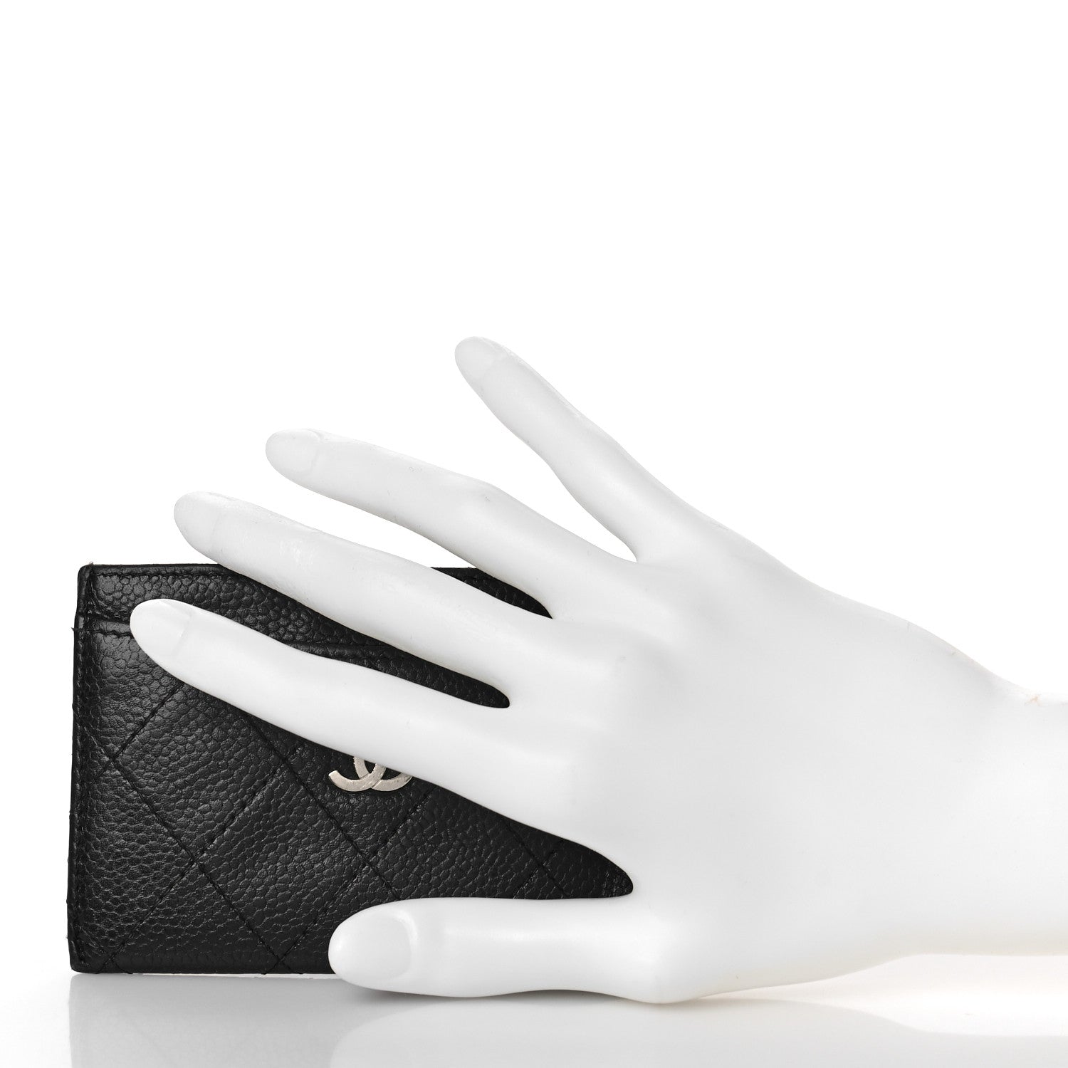 Chanel Caviar Quilted Card Holder Black 2 of 10