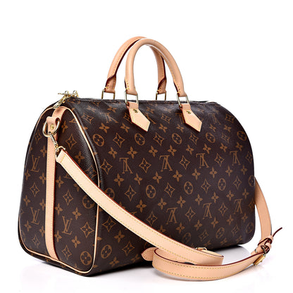 Louis Vuitton Monogram Speedy Bandouliere 35 2 of 11