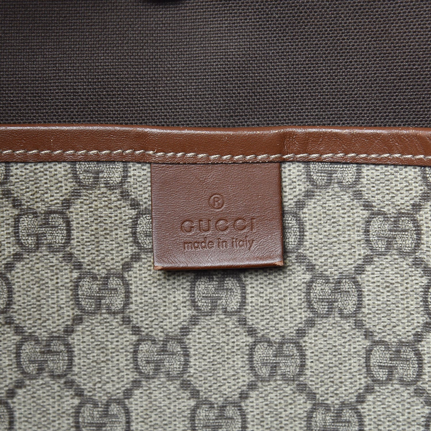 Gucci GG Plus Monogram Medium Signature Web Loop Tote Brown 8 of 10