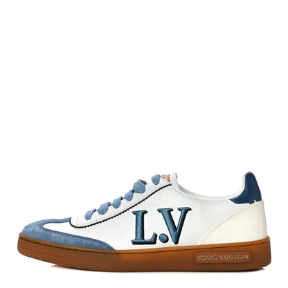 Louis Vuitton Calfskin Frontrow Sneakers 36 Blue 1 of 16