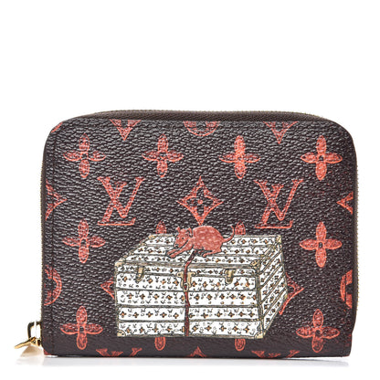Louis Vuitton Catogram Zippy Coin Purse Marron 1 of 8
