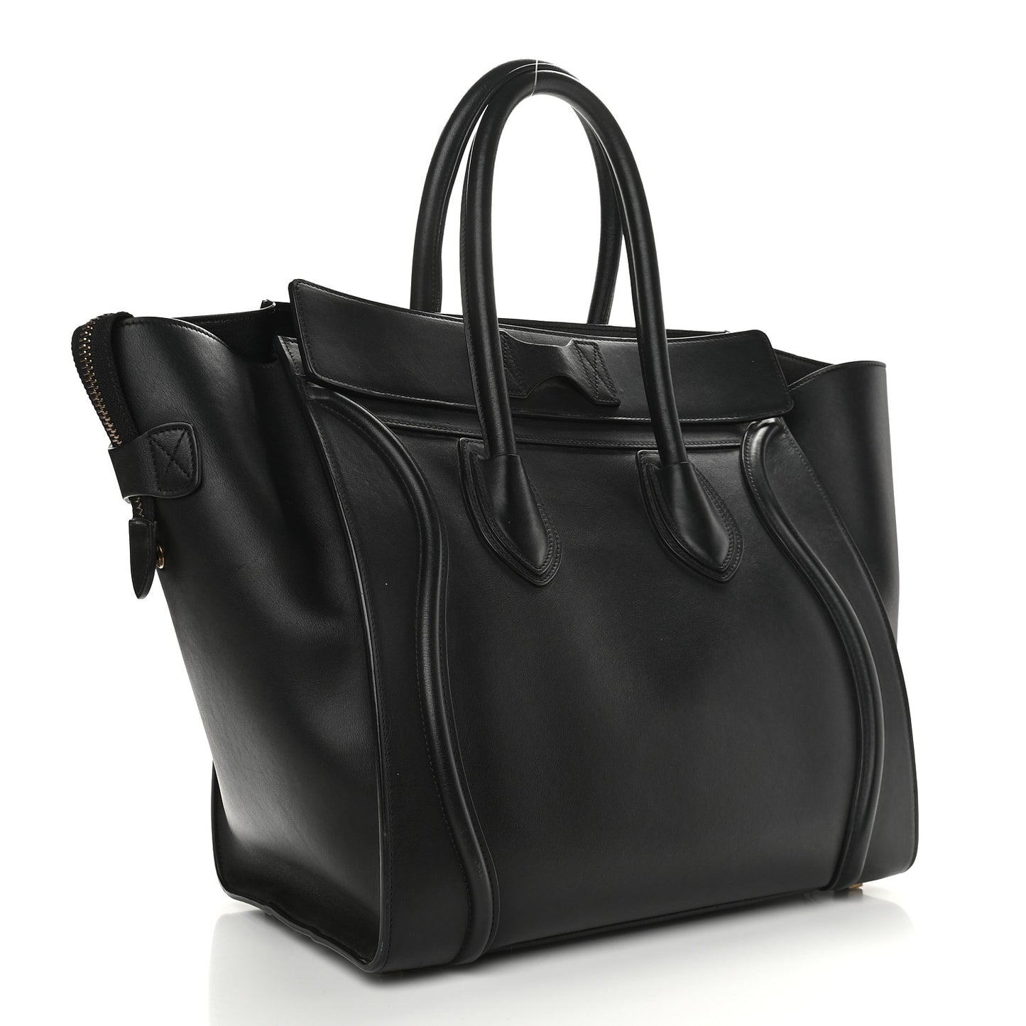 Smooth Calfskin Mini Luggage Black