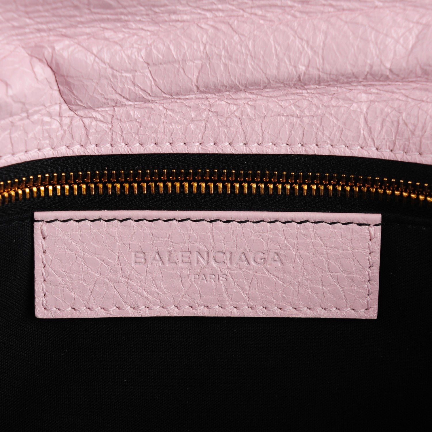 Balenciaga Agneau Giant 12 Gold Hardware Envelope Clutch Rose Poudre 8 of 10