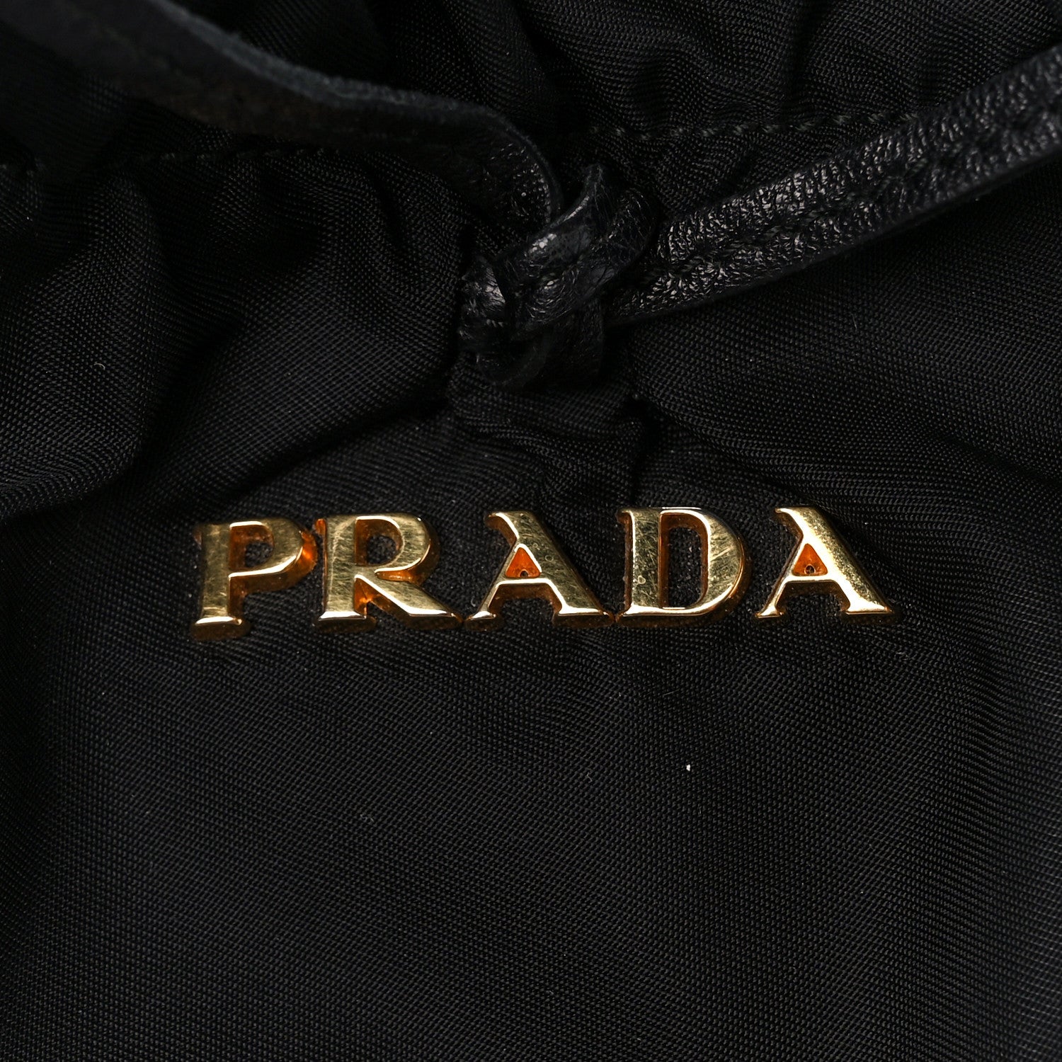 Prada Tessuto Nylon Bow Shoulder Bag Black 8 of 11