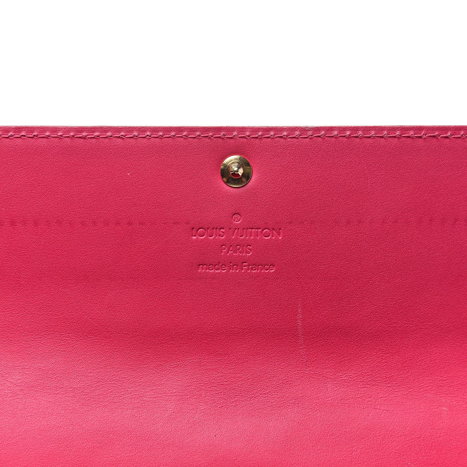 Louis Vuitton Vernis Sarah Wallet Rose Pop 5 of 13