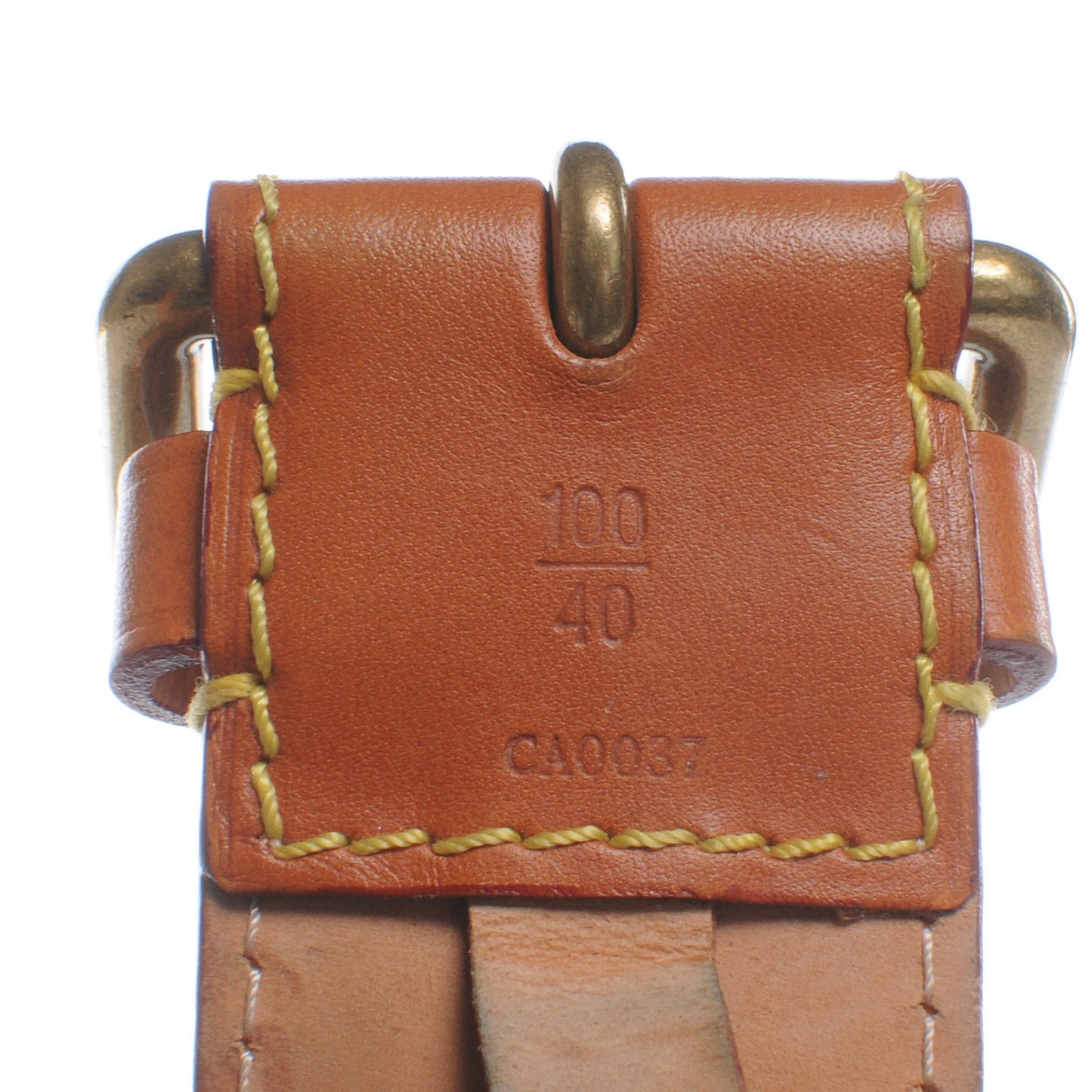 Nomade Perforation Belt 100 40 Caramel