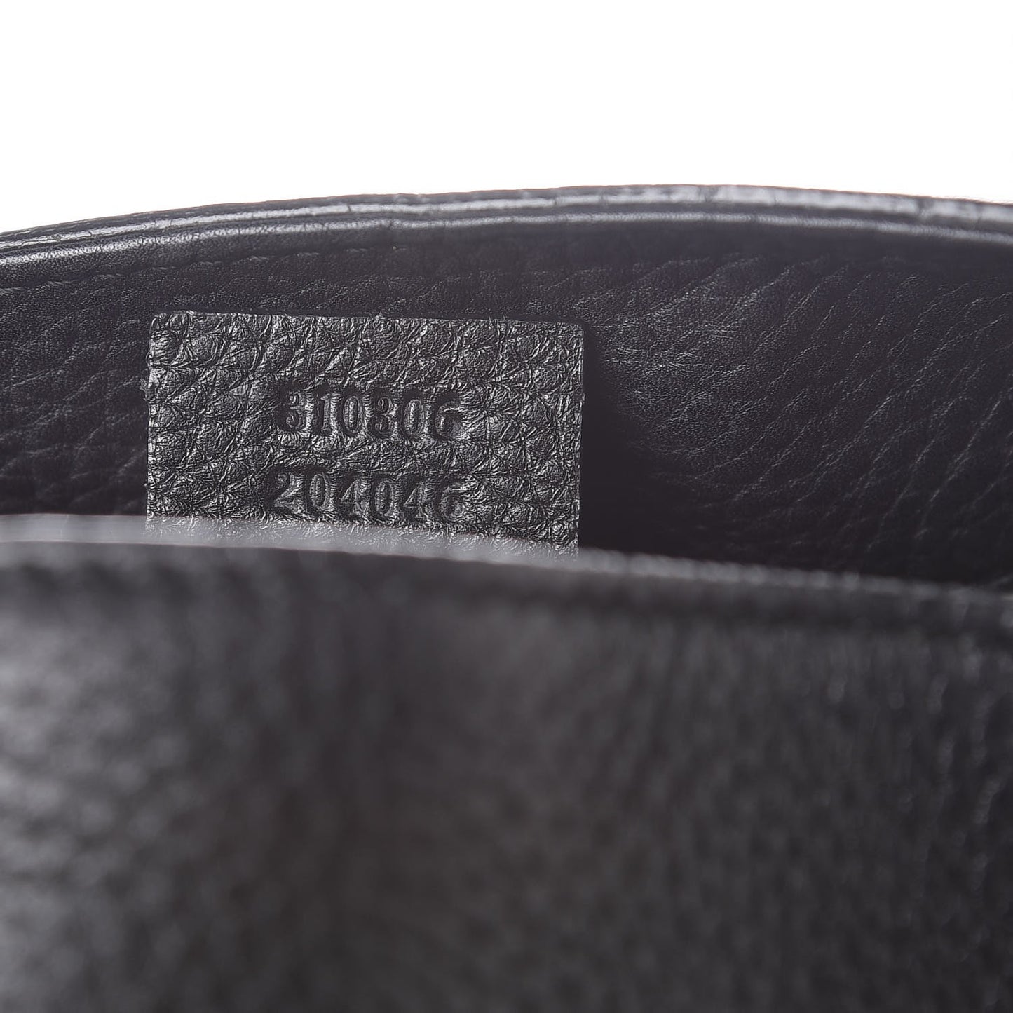 Pebbled Calfskin Large Soho Chain Shoulder Bag Black