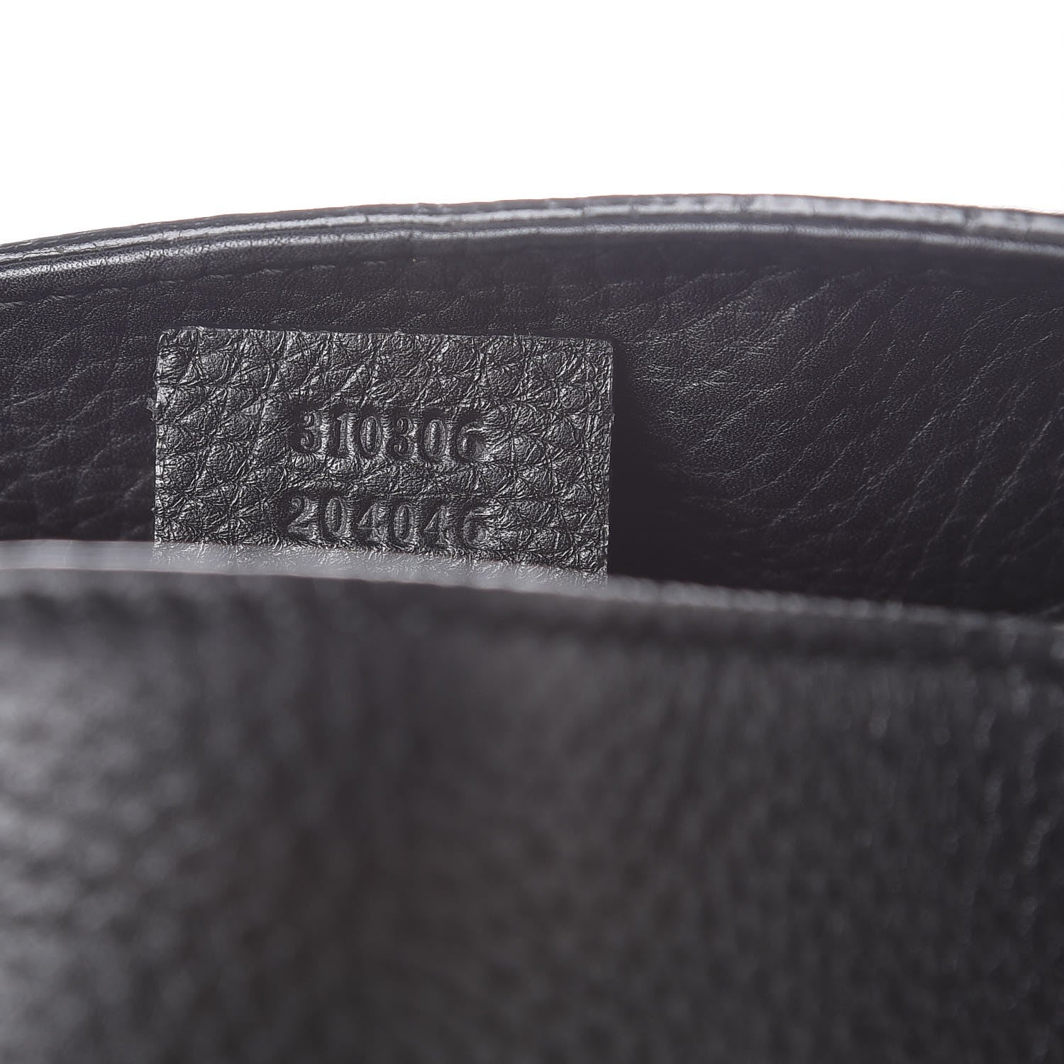 Gucci Pebbled Calfskin Large Soho Chain Shoulder Bag Black 7 of 11