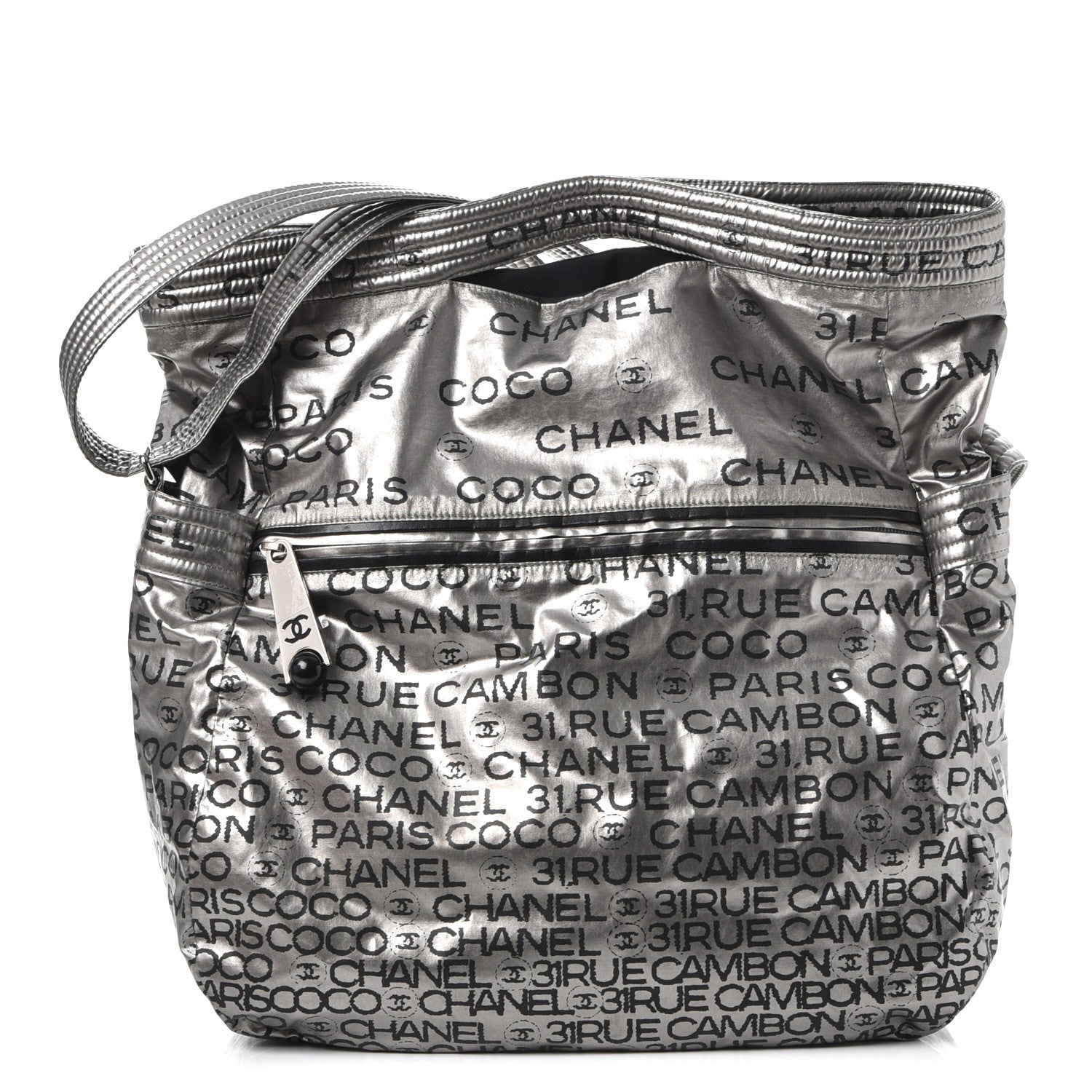 Chanel Coated Canvas Unlimited Hobo Argent Fonce 1 of 7