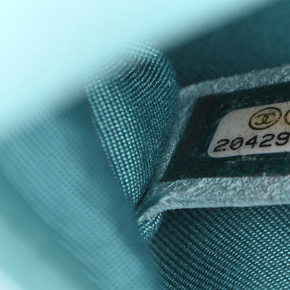 Chanel Calfskin Quilted Small Boy Flap Turquoise 7 of 9