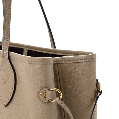 Louis Vuitton Empreinte Monogram Giant Neverfull MM Tourterelle 12 of 14