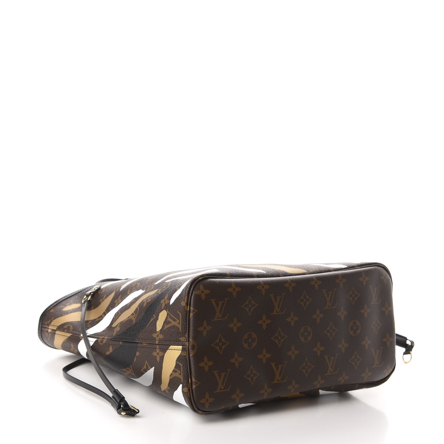 Louis Vuitton X LOL Monogram Neverfull MM Gold Silver 3 of 9