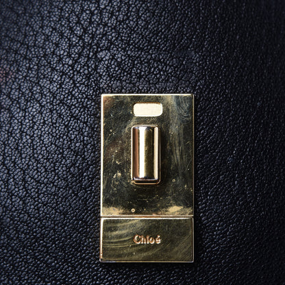 Chloe Grained Lambskin Mini Drew Shoulder Bag Black 9 of 10