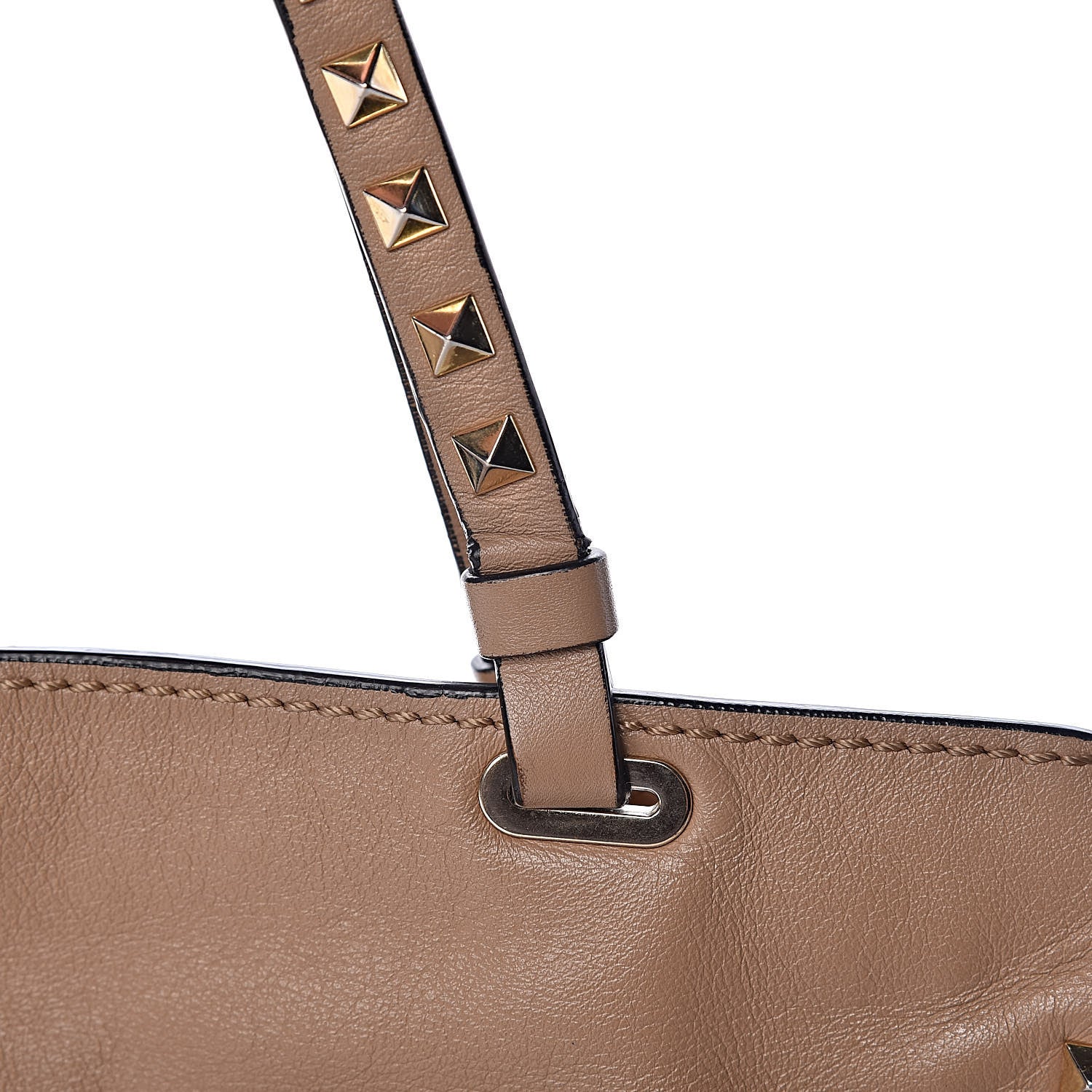 Valentino Garavani Vitello Medium Rockstud Tote Alpaca 11 of 21