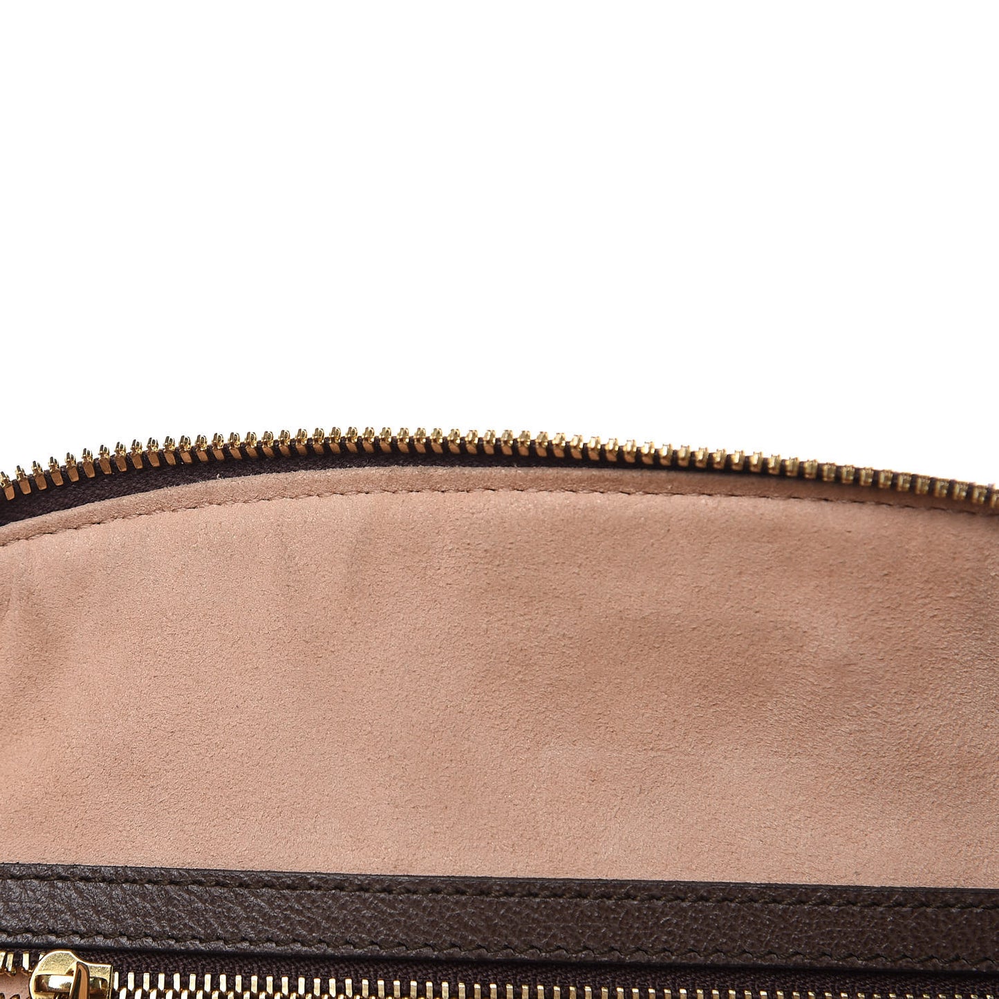 GG Supreme Monogram Web Medium Ophidia Top Handle Dome Bag Brown