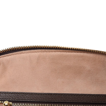 Gucci GG Supreme Monogram Web Medium Ophidia Top Handle Dome Bag Brown 10 of 11