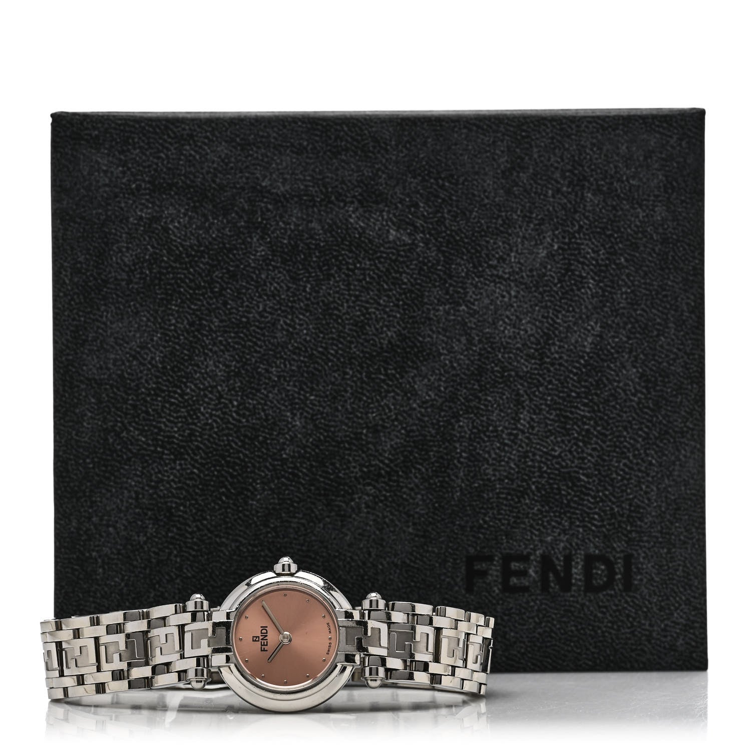 Fendi Stainless Steel 25mm 750L Quartz Watch Pink 5 of 5