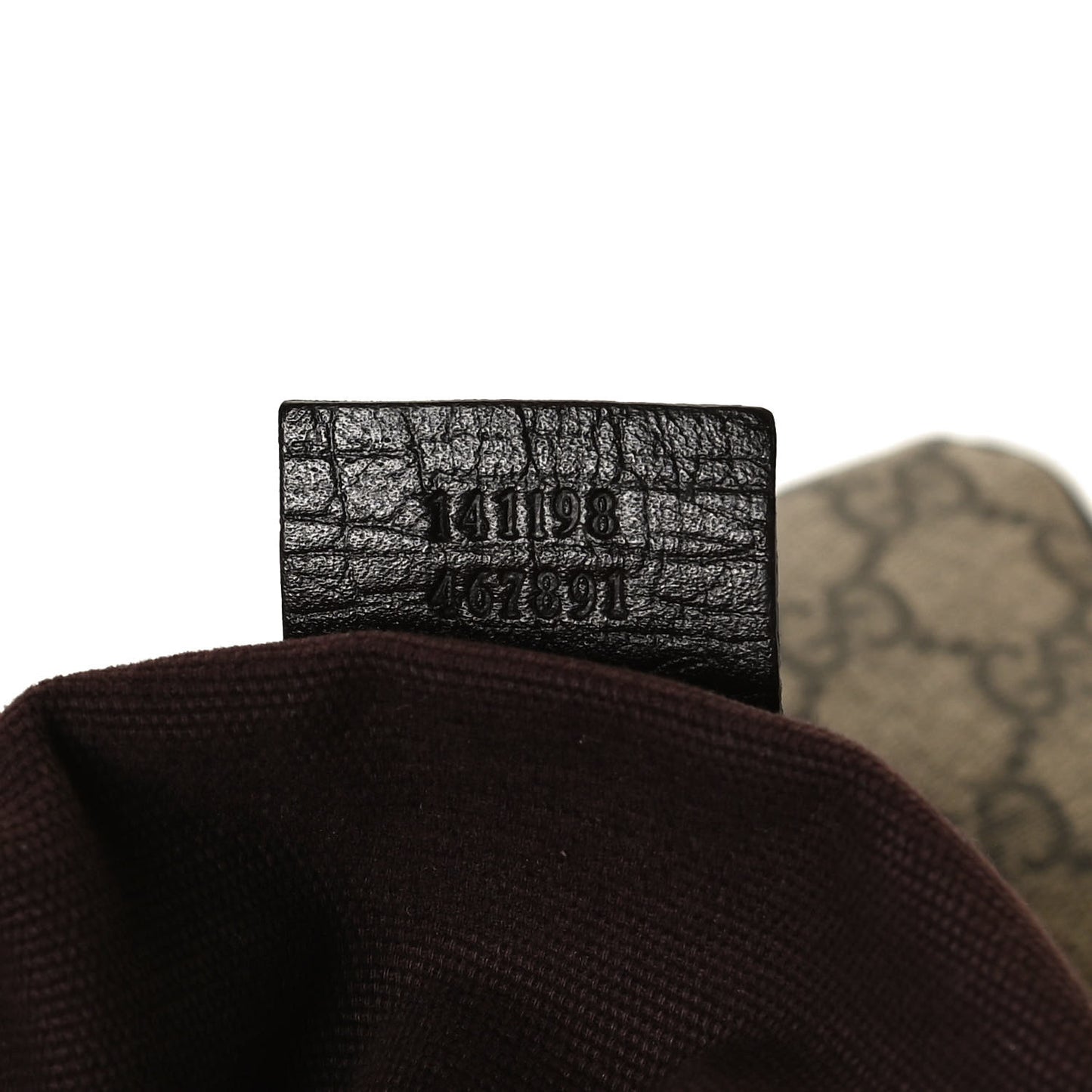 GG Plus Monogram Medium Flat Messenger Bag Dark Brown