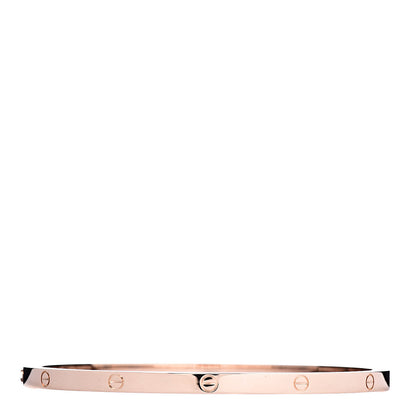 Cartier 18K Pink Gold Small LOVE Bracelet 19 1 of 4