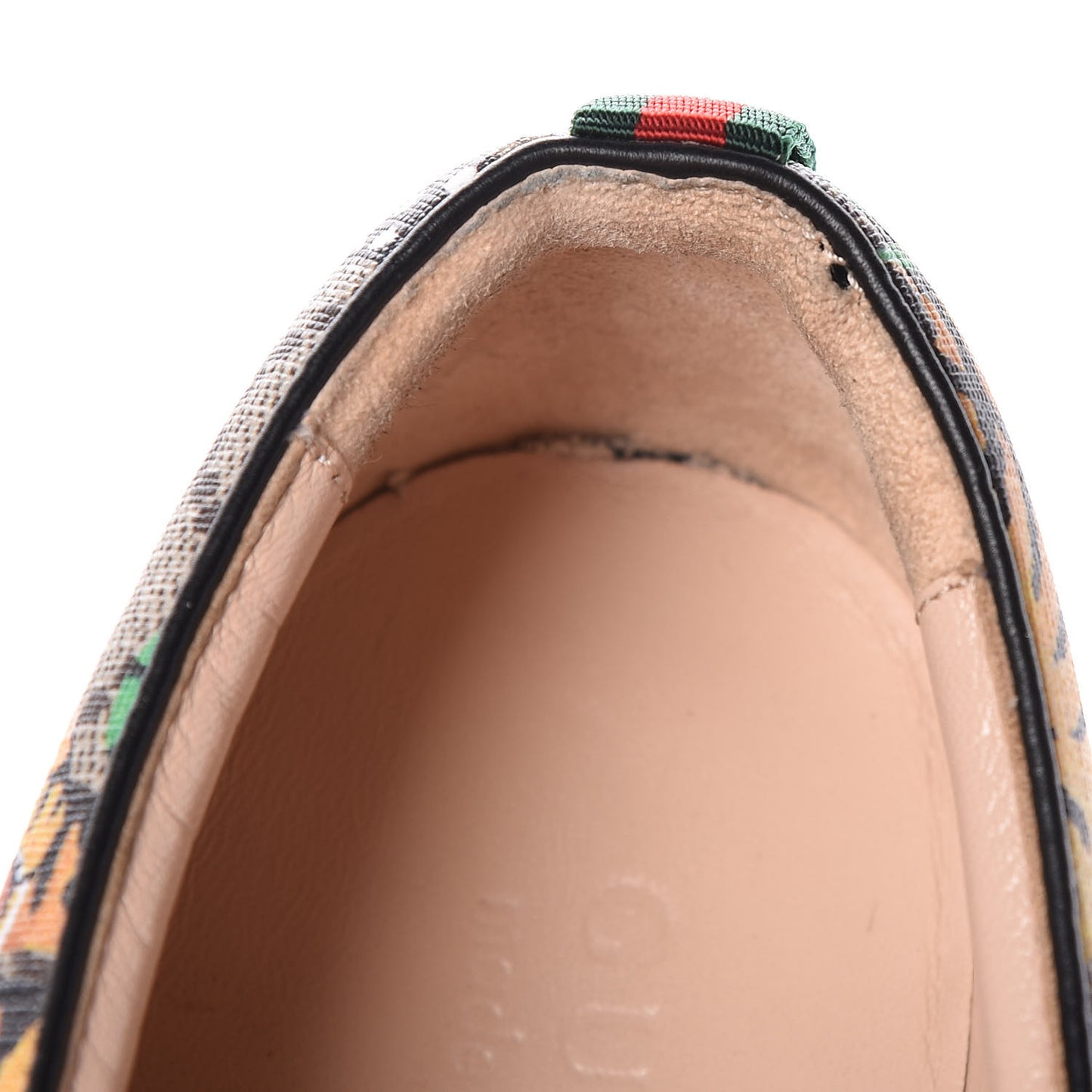 GG Supreme Monogram Bengal Mens Dublin Slip On Sneakers 8 Beige Yard