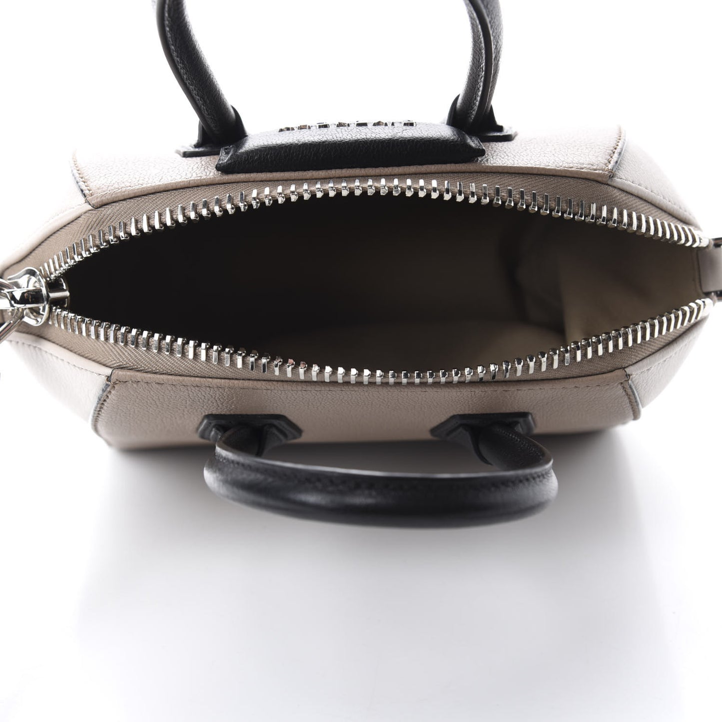 Sugar Goatskin Mini Tri-Color Antigona Linen