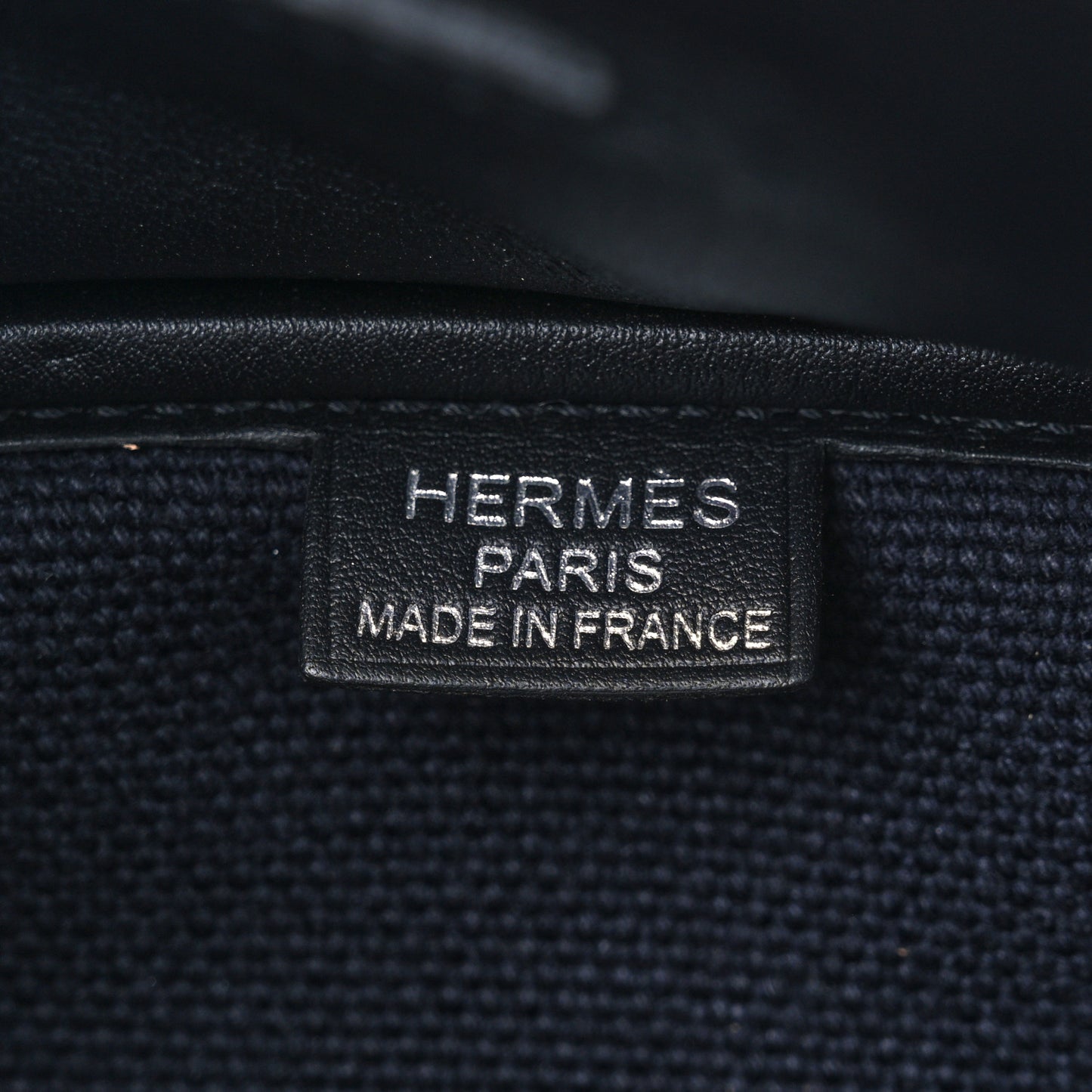Goeland Toile Swift Cargo Birkin 35 Bleu Marine
