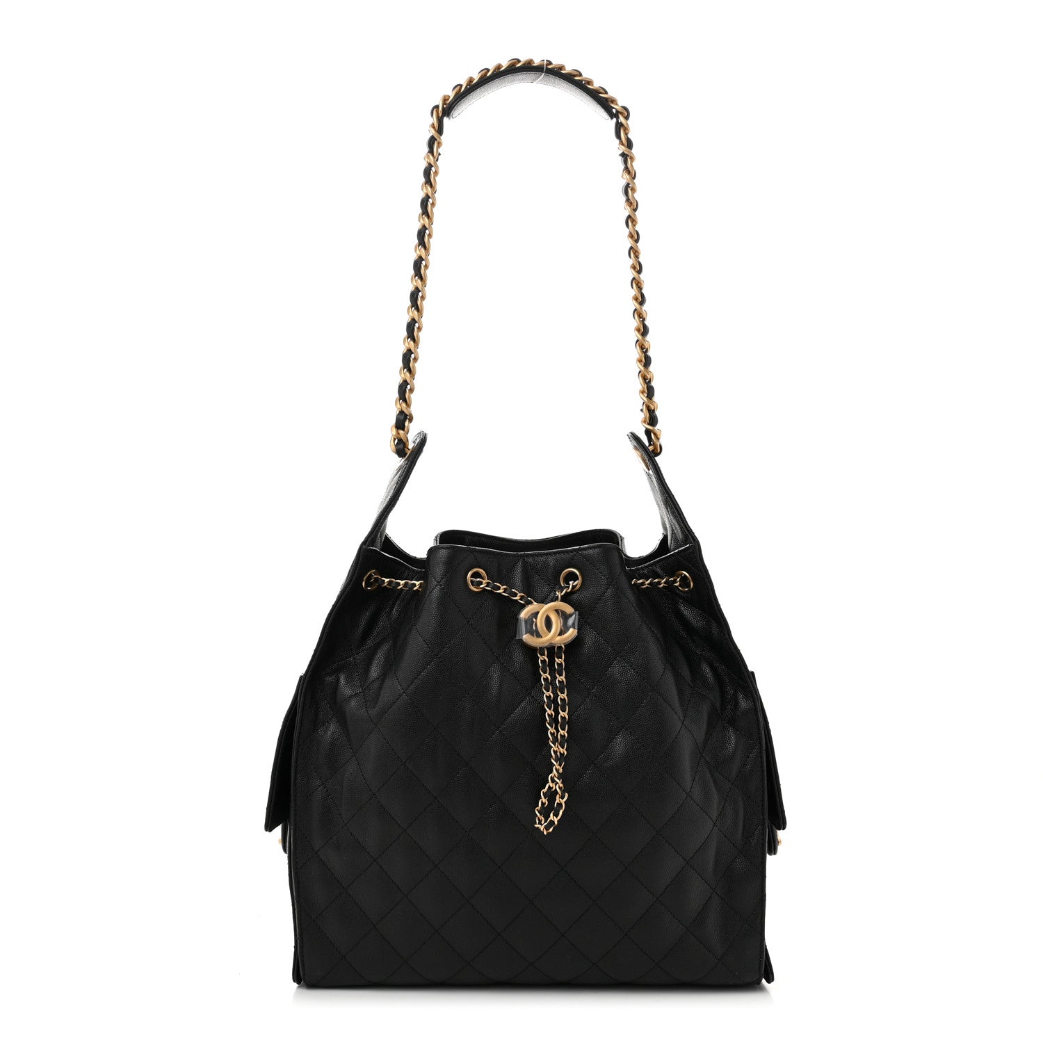 Chanel Caviar Quilted Medium Chanel 25 Handbag Black 1 of 12