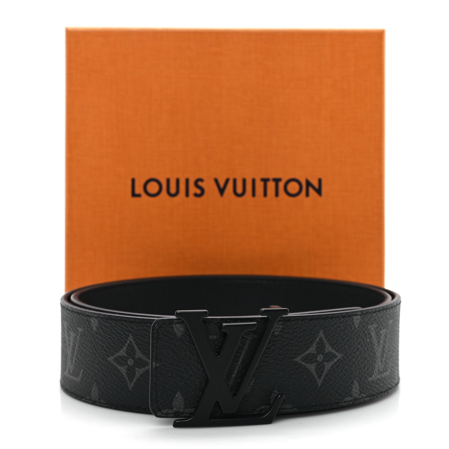 Monogram Eclipse 40mm LV Initiales Belt 85 34 Black