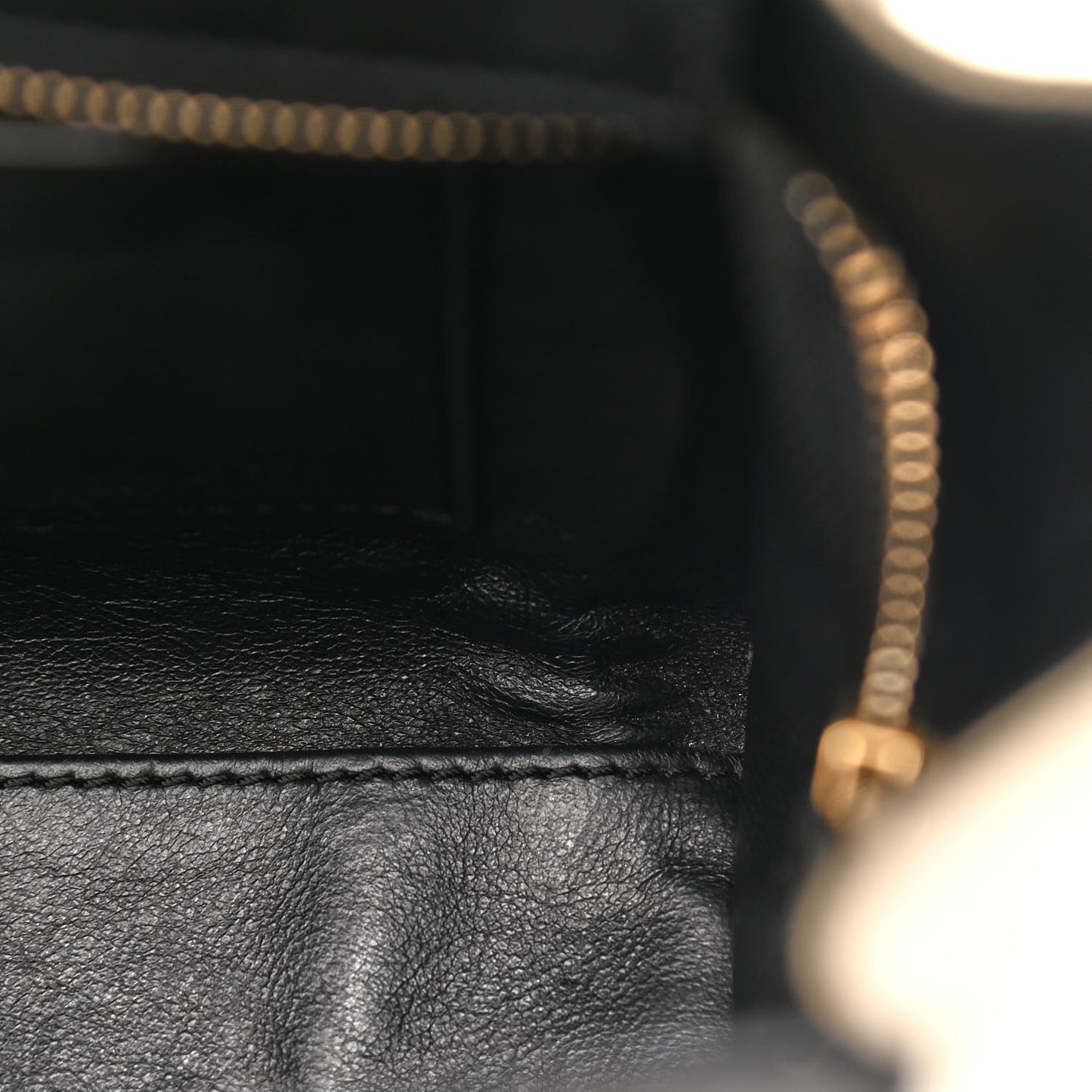 Natural Canvas Smooth Calfskin Nano Luggage Black
